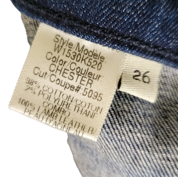 Rag & Bone Jodhpur Leather Panel Skinny Jeans in Chester - Picture 9 of 10